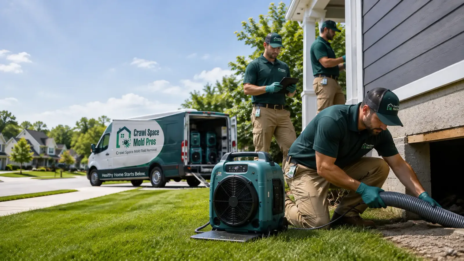 Crawl Space Mold Removal in Bear River City, UT
